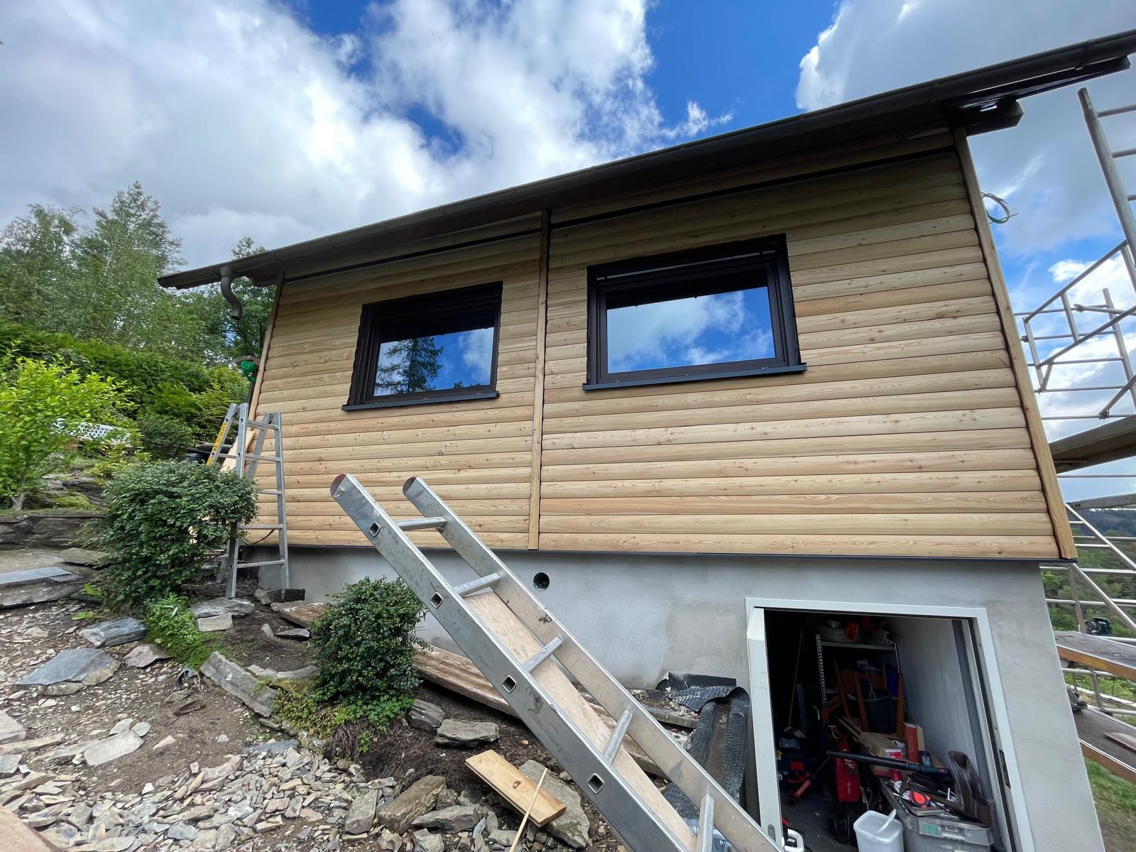 Holzfassade zimmerei max müller gera greiz